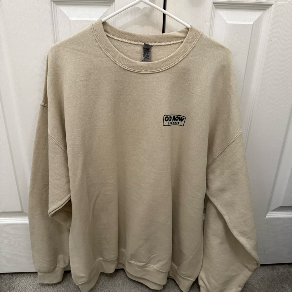 Old Row Cream Crewneck Sweater